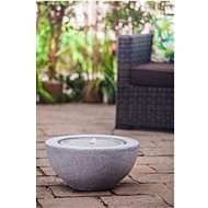 Fountain Heissner Half BALL LED, Granite - Garden Fountain