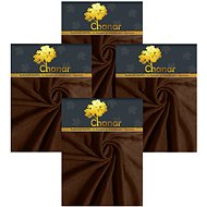 Chanar Jersey Standard Sheet 90 × 200 cm, 4 pcs, dark brown - Bedsheet