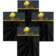 Chanar Jersey Standard Sheet 90 × 200 cm, 4 pcs, black - Bedsheet
