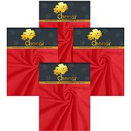 Chanar Jersey Standard Sheet 90 × 200 cm, 4 pcs, red - Bedsheet