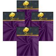 Chanar Jersey Standard Sheet 90 × 200 cm, 4 pcs, dark purple - Bedsheet