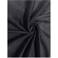 Kaptan Sheet Jersey TOP 90 × 200 cm, dark grey - Bedsheet
