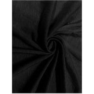Kaptan Sheet Jersey TOP 180 × 200 cm, black - Bedsheet