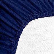 Kaptan Jersey sheet STANDARD 180 × 200 cm, dark blue - Bedsheet