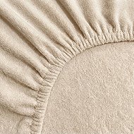 Kaptan Terry sheet TOP 90 × 200 cm, cream - Bedsheet