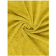 Kaptan Terry sheet TOP 180 × 200 cm, yellow - Bedsheet