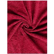 Kaptan Terry sheet TOP 180 × 200 cm, burgundy - Bedsheet