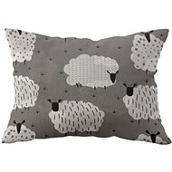 Kaptan Pillowcase Sheep dark grey, 70 × 90 cm - Pillowcase