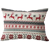 Kaptan Pillowcase Christmas white, 70 × 90 cm - Pillowcase