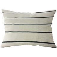 Kaptan Pillowcase Stripe grey, 70 × 90 cm - Pillowcase