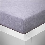 Kaptan terry crib sheet - 70x140cm grey - Bedsheet