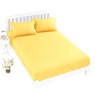 Kaptan Jersey Top Sheet 120x200 cm yellow - Bedsheet