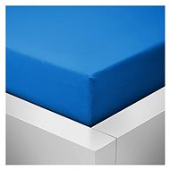 Kaptan Jersey Top Sheet 140x200 cm blue royal - Bedsheet
