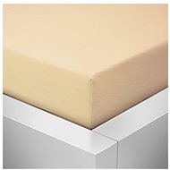 Kaptan Jersey Top Sheet 140x200 cm cream - Bedsheet
