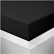 Kaptan Jersey Top Sheet 140x200 cm black - Bedsheet