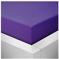 Kaptan Jersey Top Sheet 140x200 cm dark purple - Bedsheet