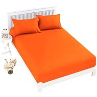 Kaptan Jersey Top Sheet 160x200 cm orange - Bedsheet