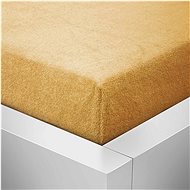 Kaptan Sheet Terry Top 90x200cm yellow - Bedsheet