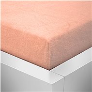 Kaptan sheet terry top 90x200cm apricot - Bedsheet