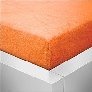 Kaptan Sheet Terry Top 90x200cm orange - Bedsheet