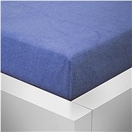 Kaptan Sheet Terry Top 90x200cm blue royal - Bedsheet