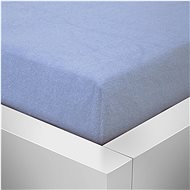 Kaptan Sheet Terry Top 90x200cm sky blue - Bedsheet
