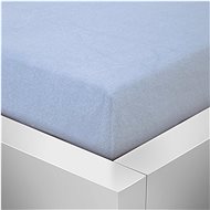 Kaptan Sheet Terry Top 90x200cm ice blue - Bedsheet
