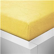 Kaptan Sheet Terry Top 90x200cm lemon yellow - Bedsheet