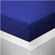 Kaptan Sheet Terry Top 140x200 cm dark blue - Bedsheet