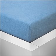 Kaptan Terry Top Sheet 140x200 cm light blue - Bedsheet