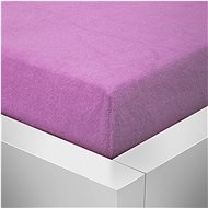 Kaptan sheet terry top 180x200cm violet viola - Bedsheet
