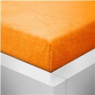 Kaptan sheet terry top 180x200cm orange - Bedsheet