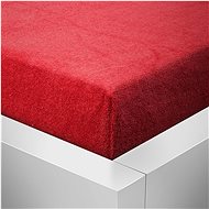 Kaptan sheet terry top 220x200 cm red - Bedsheet