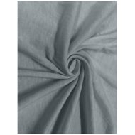 Kaptan Jersey Lux sheet, 90 × 200 cm, light grey - Bedsheet