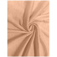 Kaptan Sheet Jersey Lux, 90 × 200 cm, apricot - Bedsheet