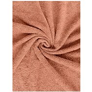 Kaptan Sheet Terry Lux, 90 × 200 cm, apricot - Bedsheet