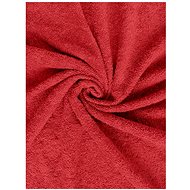 Kaptan Sheet Terry Lux, 90 × 200 cm, red - Bedsheet