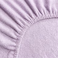 Kaptan Sheet Terry Lux, 90 × 200 cm, light purple - Bedsheet