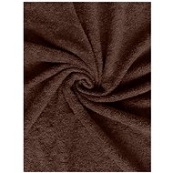 Kaptan Sheet terry Lux, 180 × 200 cm, dark brown - Bedsheet