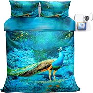 Kaptan Bed Linen 3D Peacock - Bed Linen