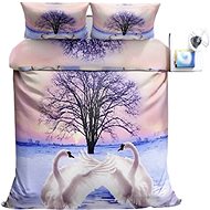 Kaptan Bed Linen 3D Swans - Bed Linen