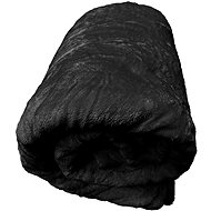Kaptan Microflannel blanket 150 × 200 cm, black - Blanket