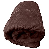 Kaptan Microflannel blanket 150 × 200 cm, brown - Blanket