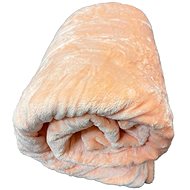 Kaptan Microflannel blanket 150 × 200 cm, apricot - Blanket