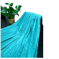 Kaptan Microflannel blanket 150 × 200 cm, turquoise - Blanket