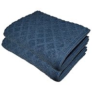 Kaptan Baby towel Káro 40 × 60 cm, dark blue - Towel