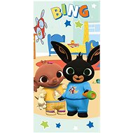 Kaptan Baby Towel Bunny Bing and Sula in Pyjamas - Bath Towel