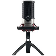 CHERRY CHERRY UM 6.0 ADVANCED USB MIC FOR STREAMING/OFFICE SILVER/BLAC - Microphone