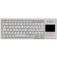 CHERRY INDUSTRY 4.0 COMPACT ULTRAFLAT TOUCHPAD KEYBOARD USB LIGHT GREY - Klávesnice
