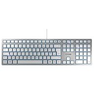 CHERRY CHERRY KC 6000 SLIM SILVER CORDED KEYBOARD USB - DE - Keyboard